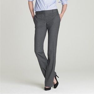 J. Crew Wool Blend City Fit Gray Trouser Flare Leg Size 4